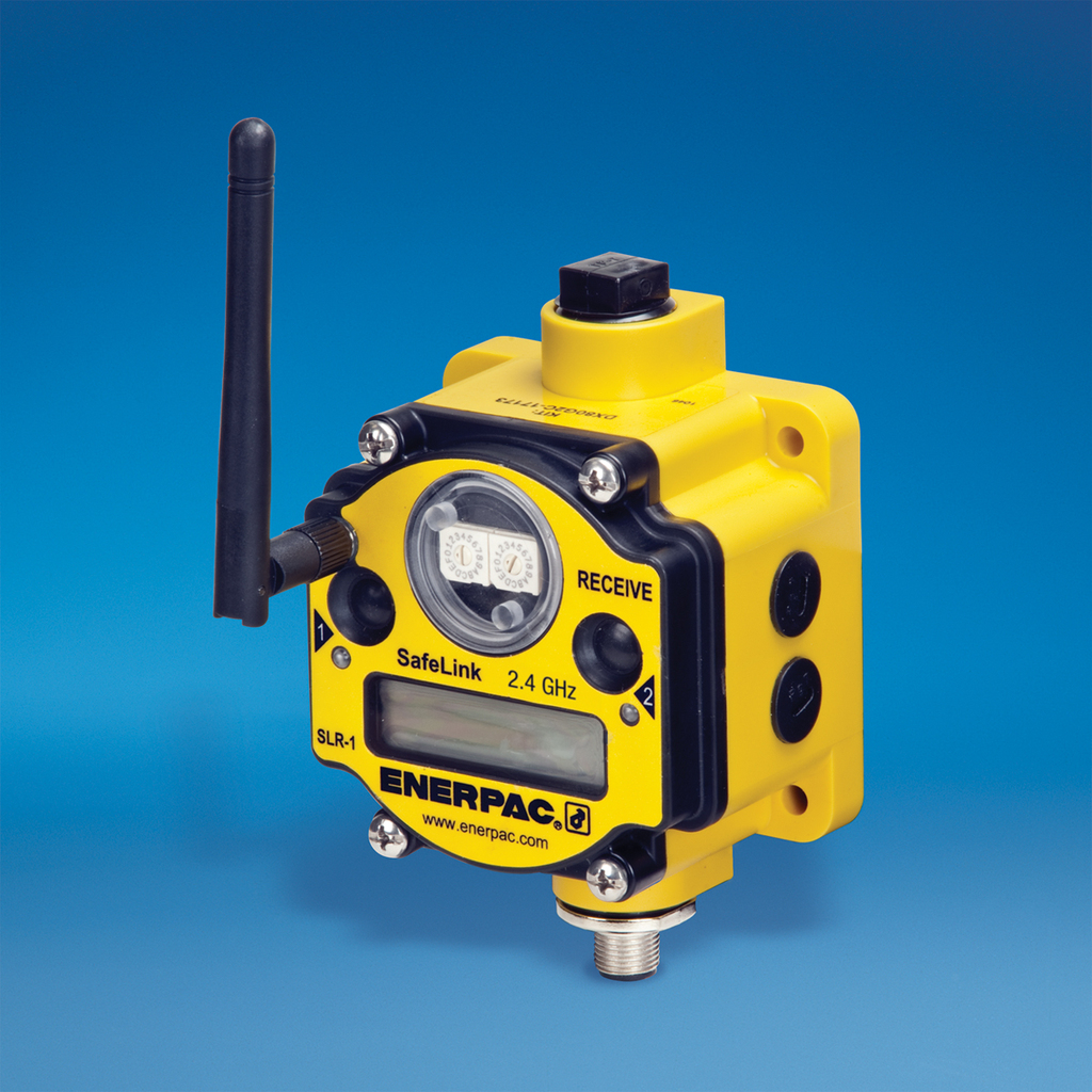 Wireless Enerpac System Monitors Fixture Pressure and Clamp Position in